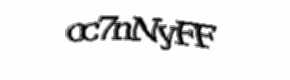 Security check image, please type the characters shown